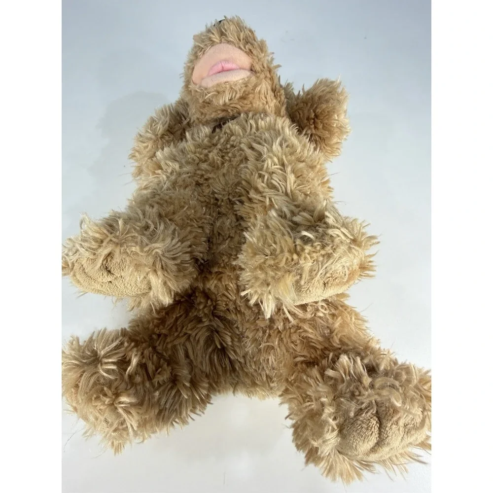 Ty Skeeter Dog Plush 2006 Tan Shaggy Puppy Toy Stuffed Animal 100% TySilk